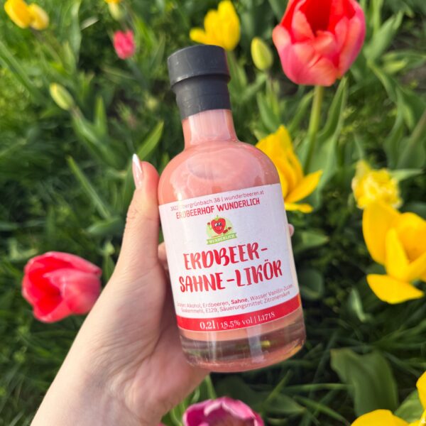 Erdbeer-Sahne Likör