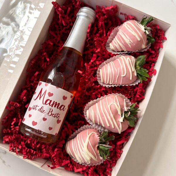 Muttertag: Schokoerdbeeren mit Frizzante