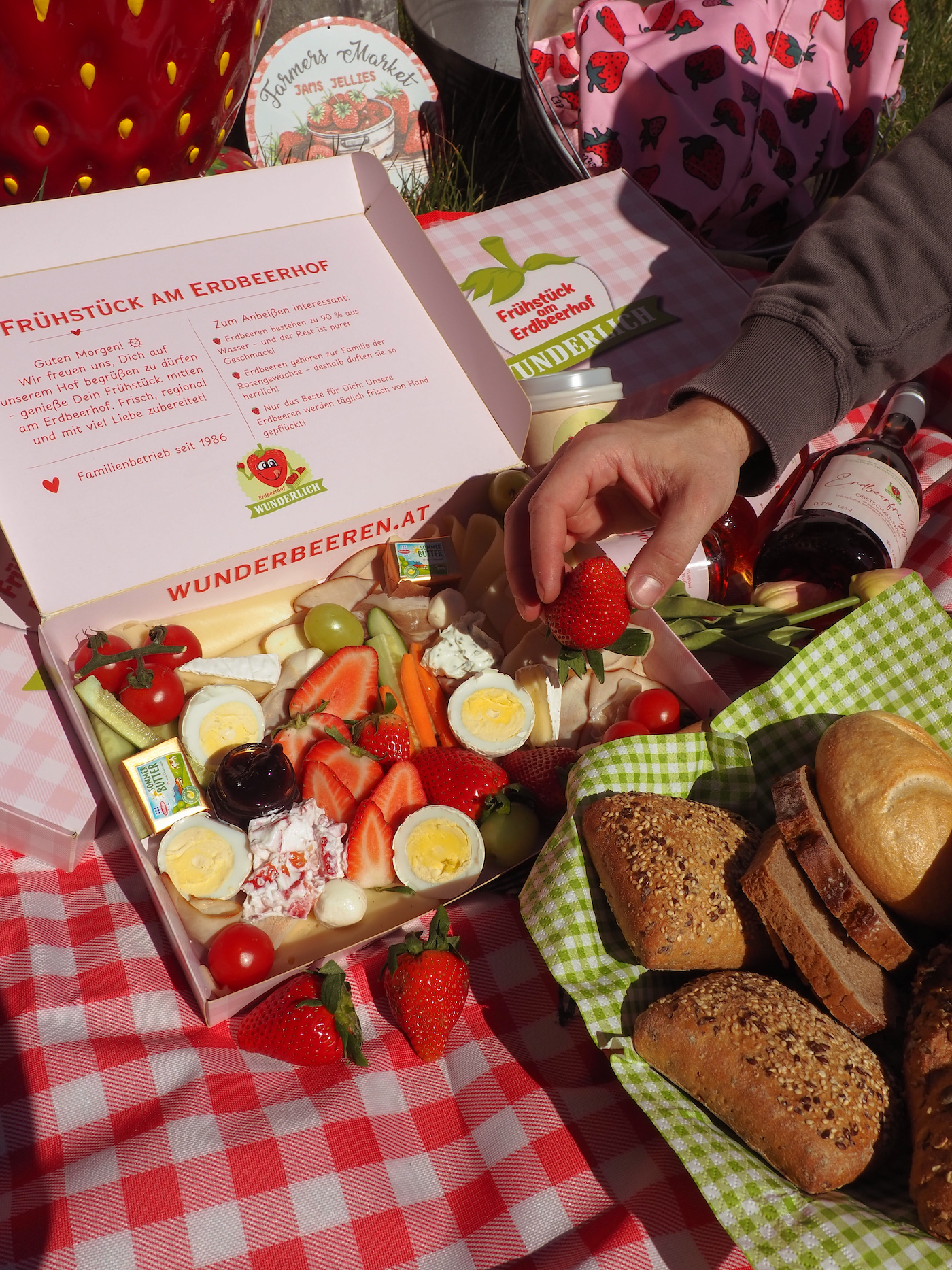 Erdbeeren am Hof