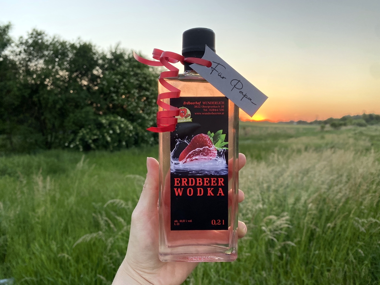 Erdbeerhof Wunderlich - Erdbeer-Wodka